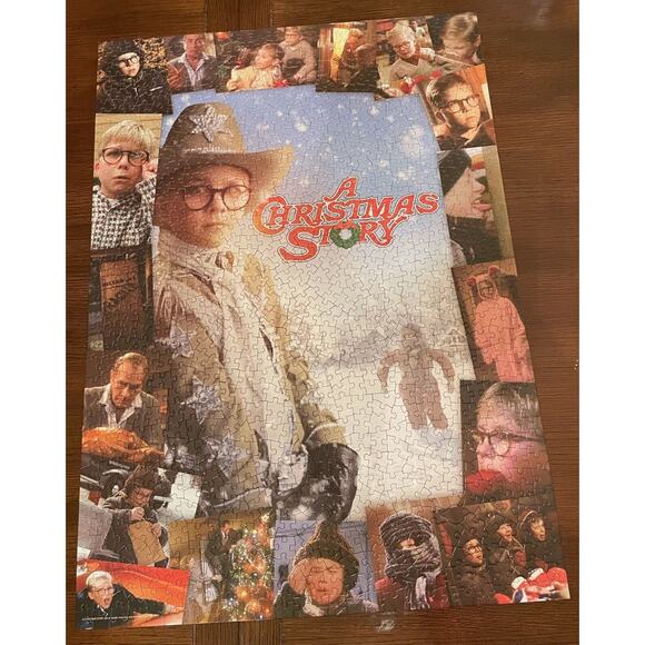 A Christmas Story Jigsaw Puzzle 1000 Pieces by Aquarius 20” x 28” Movie TV Show - Picture 4 of 4